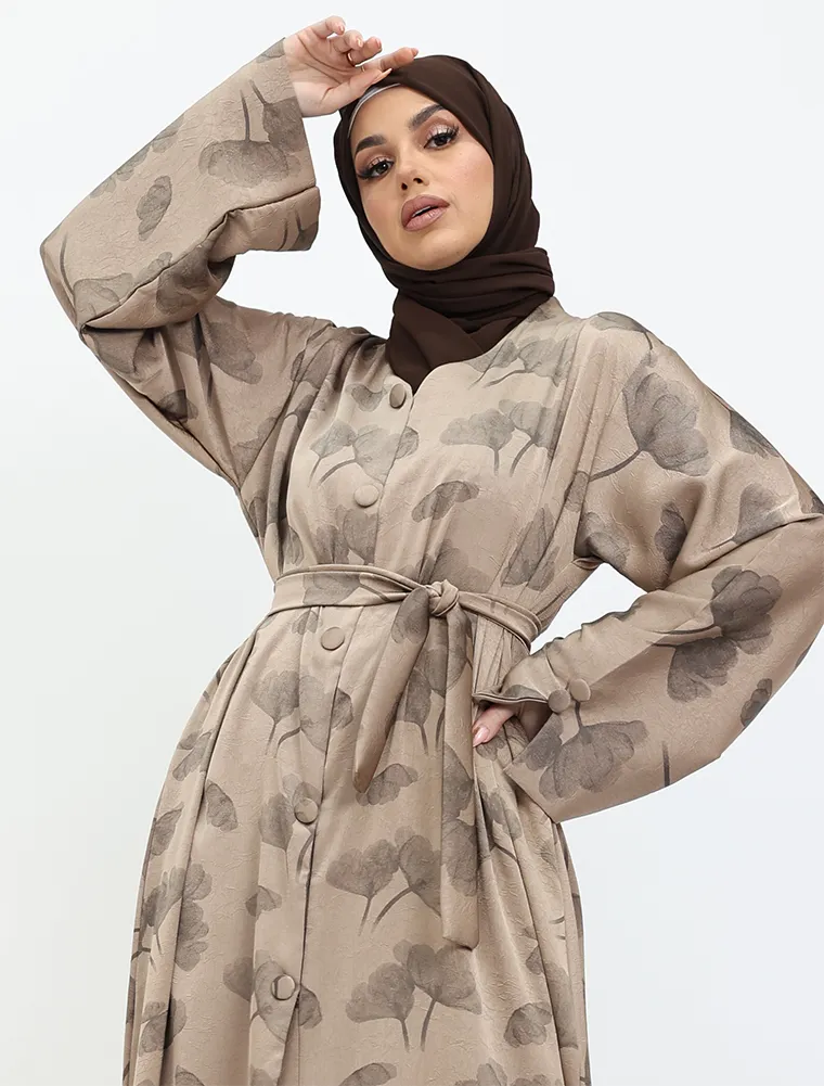 Mocha Rasha Abaya